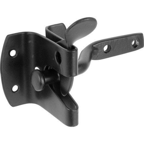 Automatic gate latch black - automatic,