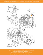 YAMAHA Gasket, Crankcase Cover