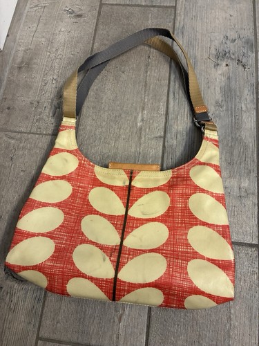 Orla kiely red stem - stem, laminated
