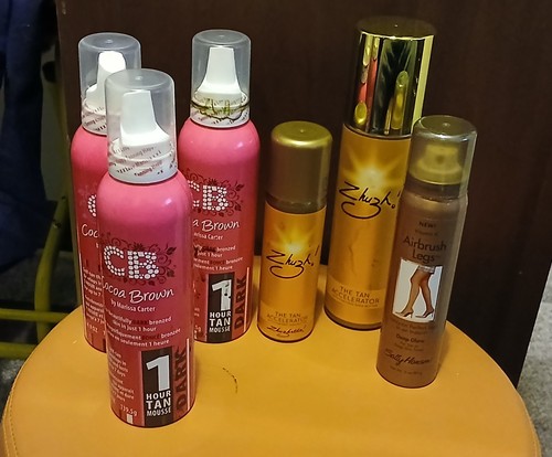Self tanning mousse and - tanning,