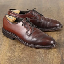 Stuart McGuire VTG SHELL CORDOVAN Size US 11.5  Burgundy #8 Plain Toe PTB