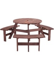 Picnic Table and Bench Set