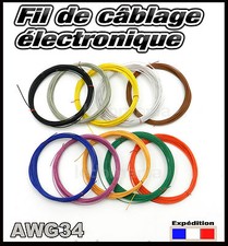 awg34/5# wire wiring modeling Ø0.5mm coil of 5m -- multiple colors available