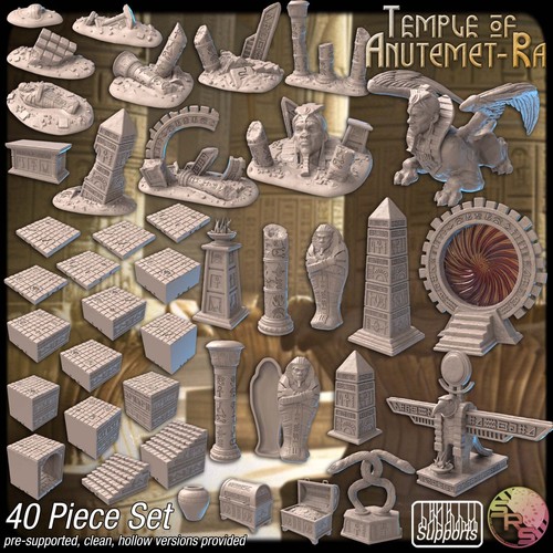 Egyptian terrain set - egyptian,