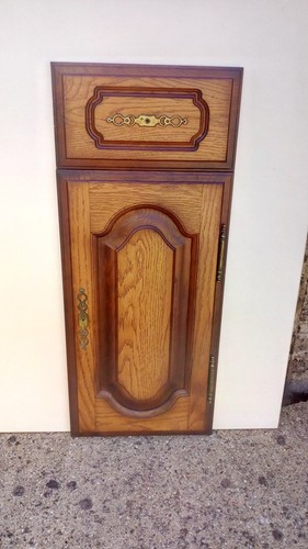 Medium dark oak - wood, kitchen