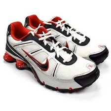 NWT Nike Shox Remix+ III Men's Sneakers White Black Silver Red DS 2008 AUTHENTIC