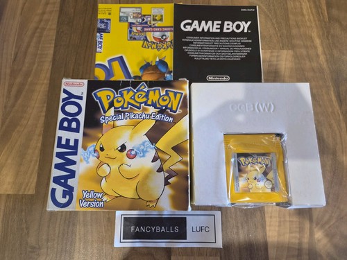 Pokemon yellow game boy color - yellow,