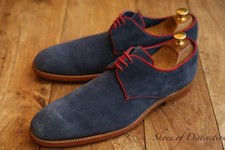 Barker Blue Suede Derby shoes
