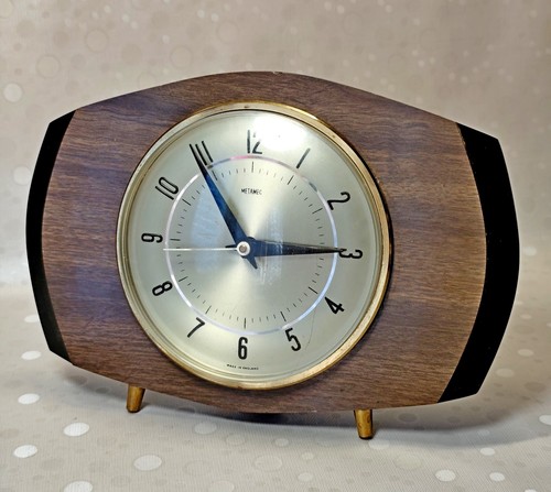 Vintage metamec mantel clock - vintage,