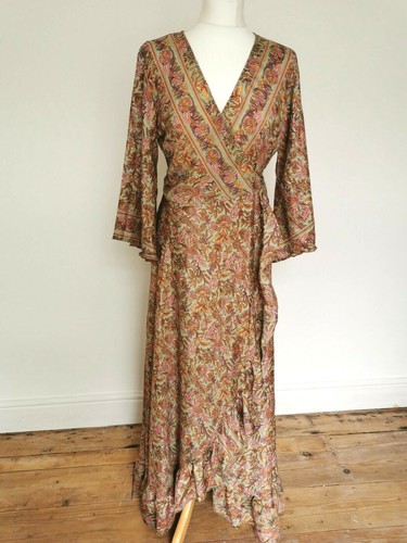 Maxi wrap dress s - maxi,