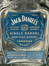 2025 Jack Daniels TOASTED HERITAGE BARREL 750 empty Bottle 100 PROOF Blue label