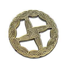 St Brigid's Cross Pin Badge