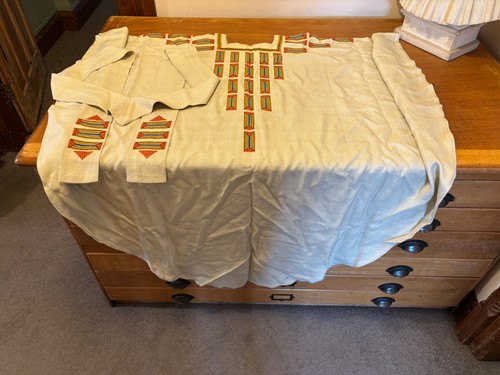 White priest vestments with