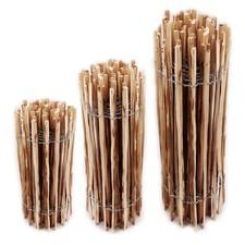 15 m Picket fence 90 cm high Slat set width 4-6 cm Garden fence Chestnut fence m