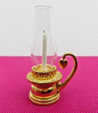 Gold Candle Lamp Thimble - D&J Martin - USA Pewter 1985 - Excellent Condition