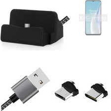 Docking Station for OnePlus Nord N20 SE + USB-Typ C und Micro-USB Connector