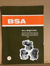 BSA VILLERS VINTAGE 1956 STATIONARY ENGINE BROCHURE VEC669 NEW OLD STOCK