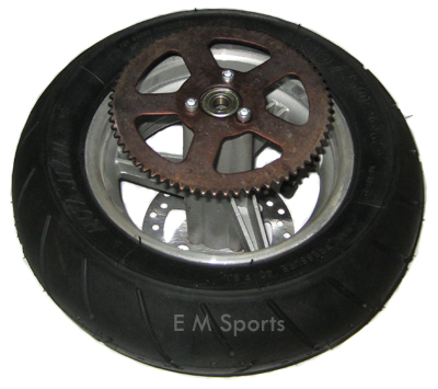 Rear tire wheel rim - tire,