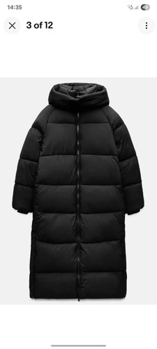 Zara coat puffer water and - zara,
