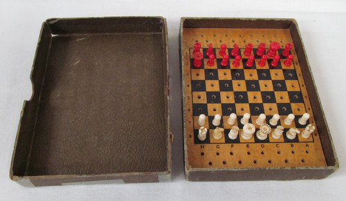 Vintage travel chess set brand - vintage,