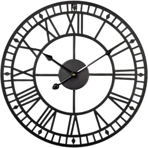 Large metal roman numeral wall - large,