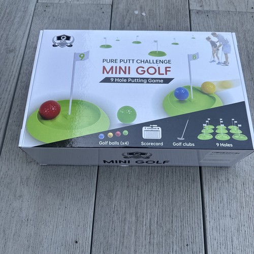 Kids mini golf set used - m&s,