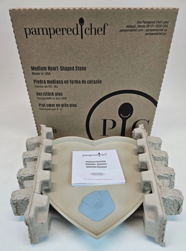 Pampered chef medium heart - pampered,