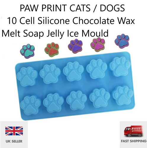Paw print cat dog silicone - paw,