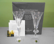 NEW!! Waterford Crystal The Millennium Collection "Love" Toasting Flute Set