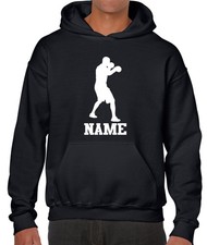 Boxer player Hoodie personalised name boxing slamming pounding knocking xmas top