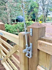 Hunting gate latch 5 bar wooden farm field gates