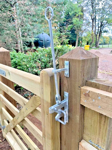 Hunting gate latch bar - 5,