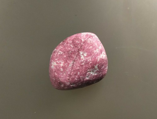 Thulite fidget tumbled stone - fidget,