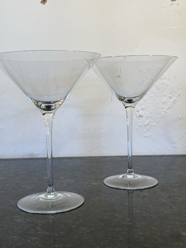 Large martini glasses pair - martini,