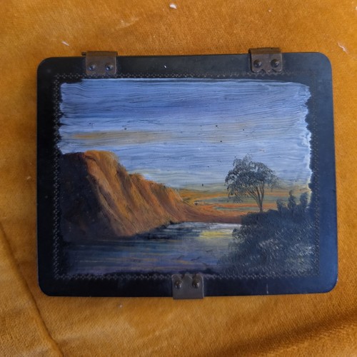 Black laquered hand - hand, painted