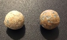 ANTIQUE FLINTLOCK MUSKET BALLS
