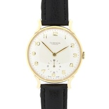 J W Benson 9ct Gold Watch Vintage Swiss Mechanical Pre Owned (1965) RW0667
