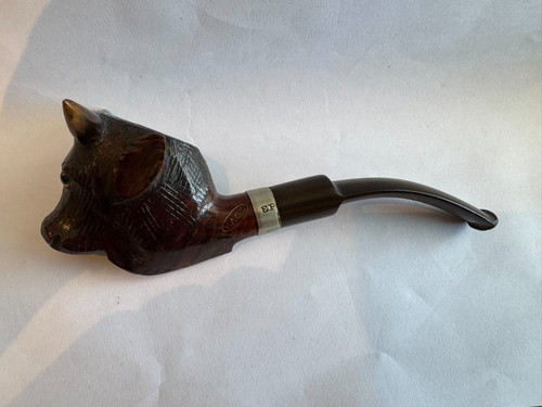 Antique hand carved briar - antique, bull