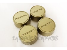 ROTA WHEELS CENTER CAPS GOLD