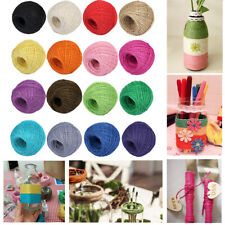 Jute Twine Rope String Cord 25M 3Ply Burlap Natural Fiber Craft DIY Gift Decor