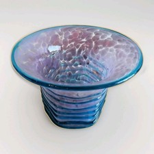 Vintage Signed Mdina Pink &