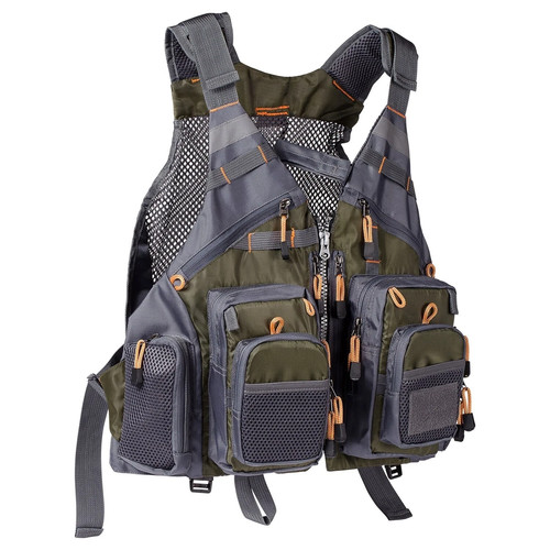 Breathable mesh fishing vest - breathable,