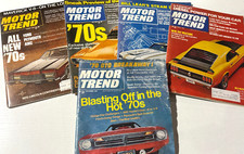 Motor Trend Magazine Lot (4) 1969 Mustang Ford Camaro Lincoln NASCAR GLS Indy