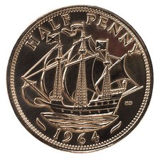 POLISHED LUCKY HALF PENNIES