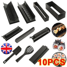 10Pcs DIY Sushi Maker Set Rice Roll Mold Kitchen Sushi Making Tool Kit Home A