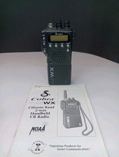 Cobra HH-45WX Handheld Citizen Band 2-Way CB Radio-Weatherband-Works-No Antenna