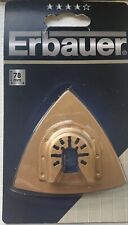 Erbauer Alloy grit Sanding plate (W)80mm  