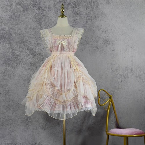 Lace lady girl lolita dress - lace,