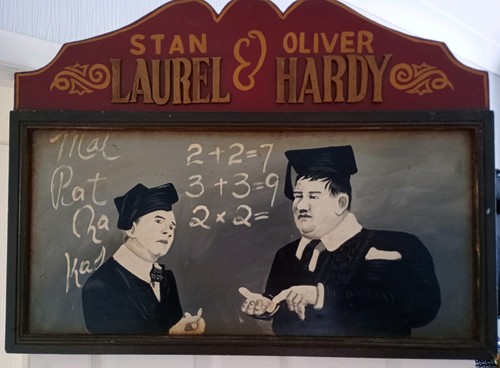 Vintage laurel hardy oil - vintage, &