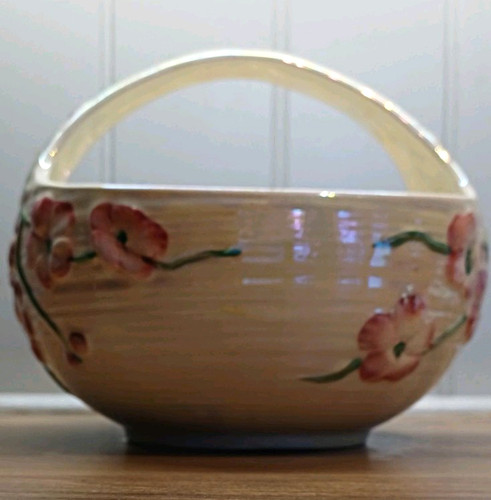 Vintage maling pottery apple - pottery,